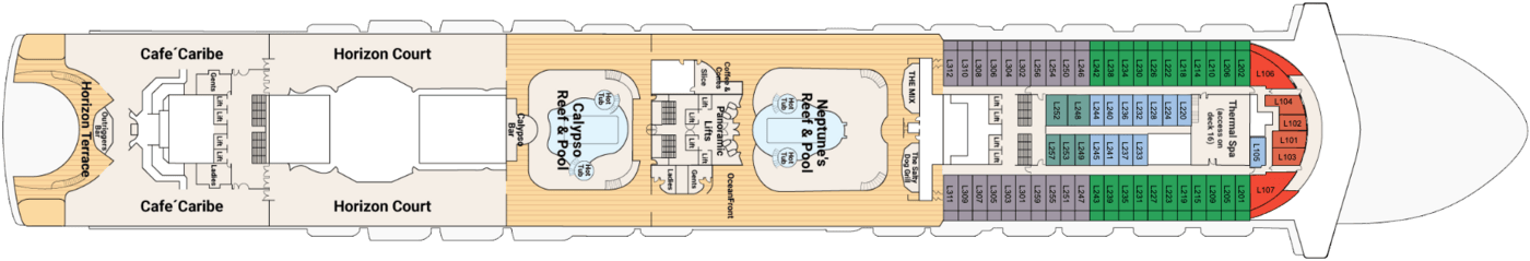 Princess Cruises Crown Princess Deck 15 - Lido.png